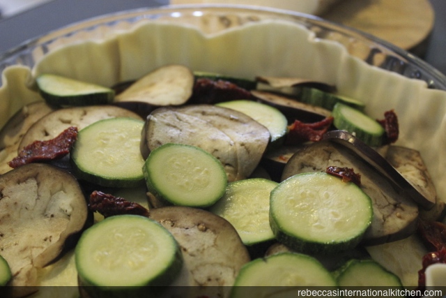 Making an Eggplant, Zucchini, & Tomato Tarta - An Easy, Vegetarian Recipe from Argentina