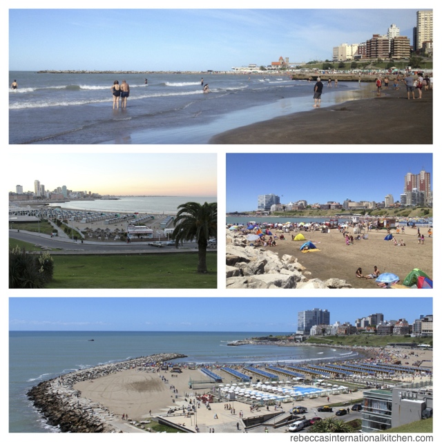 Beaches in Mar del Plata, Argentina