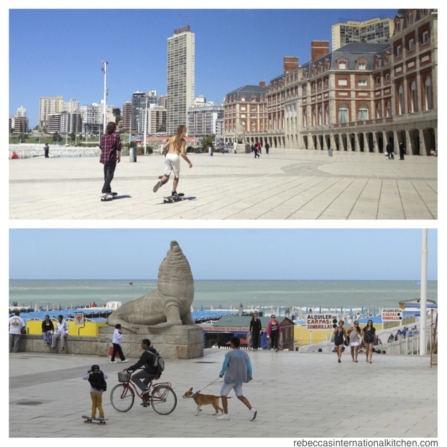 Take a walking tour along La Rambla and the beaches of Mar del Plata, Argentina